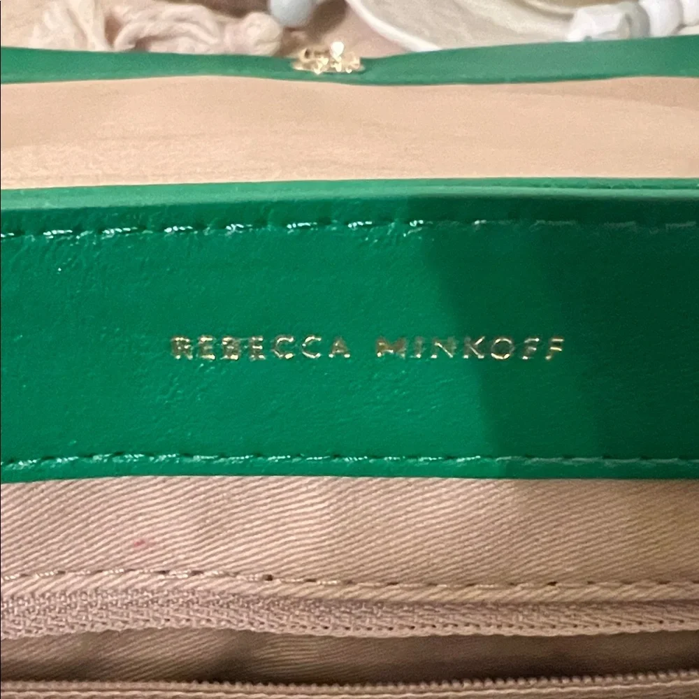 Rebecca Minkoff Emerald Quilted Shoulder Bag with Gold Chain - Picture 8 of 15